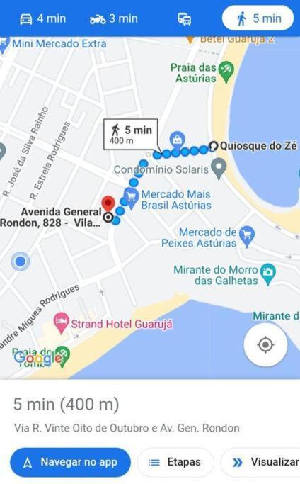 Praia Das Asturias Guaruja Bagian luar foto