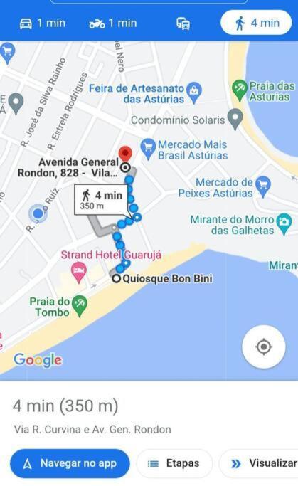 Praia Das Asturias Guaruja Bagian luar foto